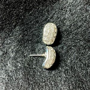 Rhinestone post earrings